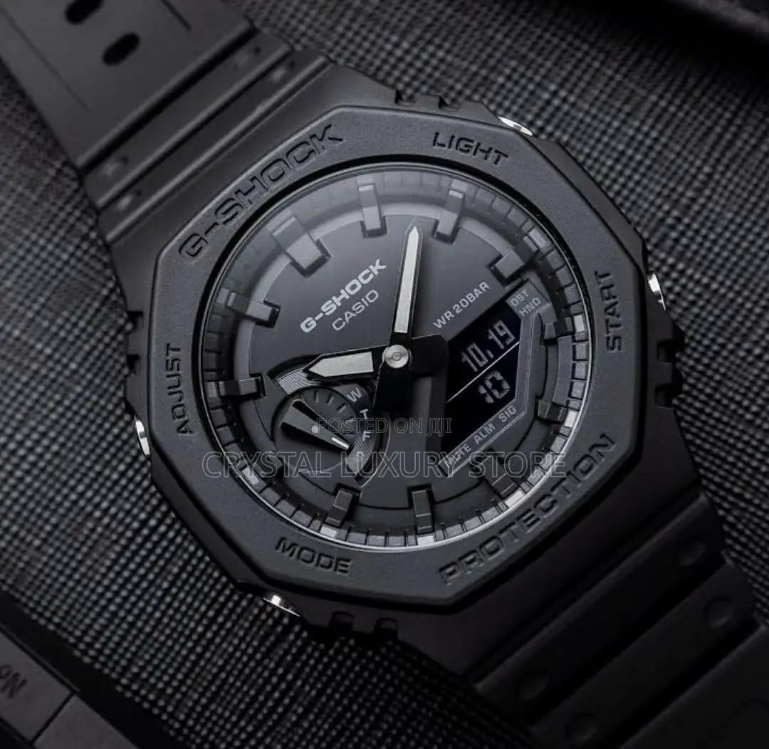G-Shock Quality Luxury Men Rubber Strap Wristwatch