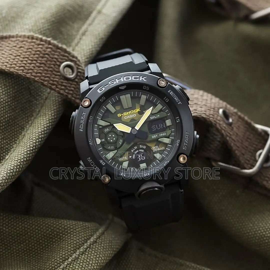 G-Shock Quality Luxury Men Rubber Strap Wristwatch