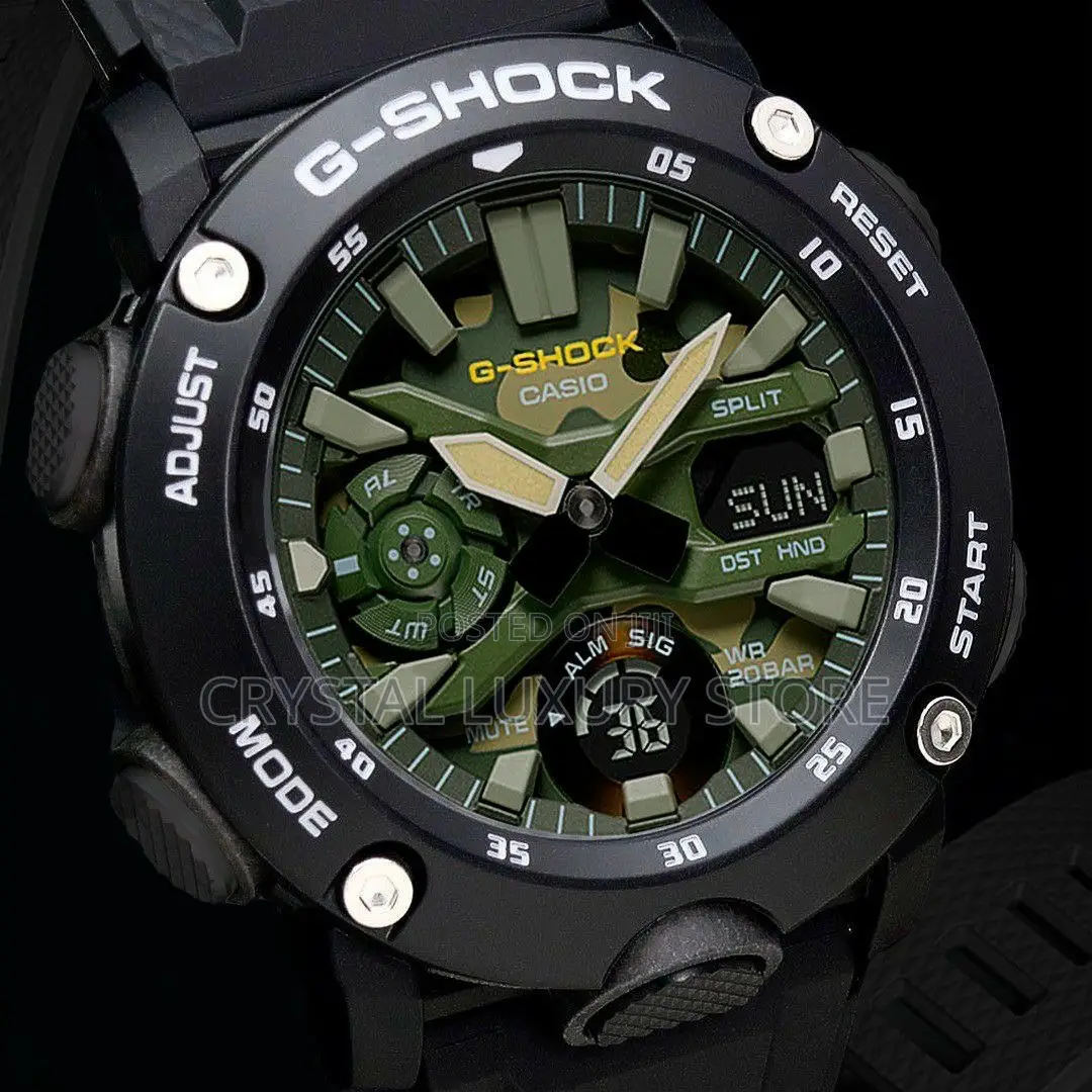 G-Shock Quality Luxury Men Rubber Strap Wristwatch