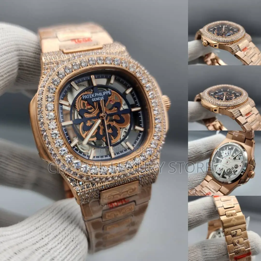 Patek Philippe Quality Luxury Men Chain Wristwatch