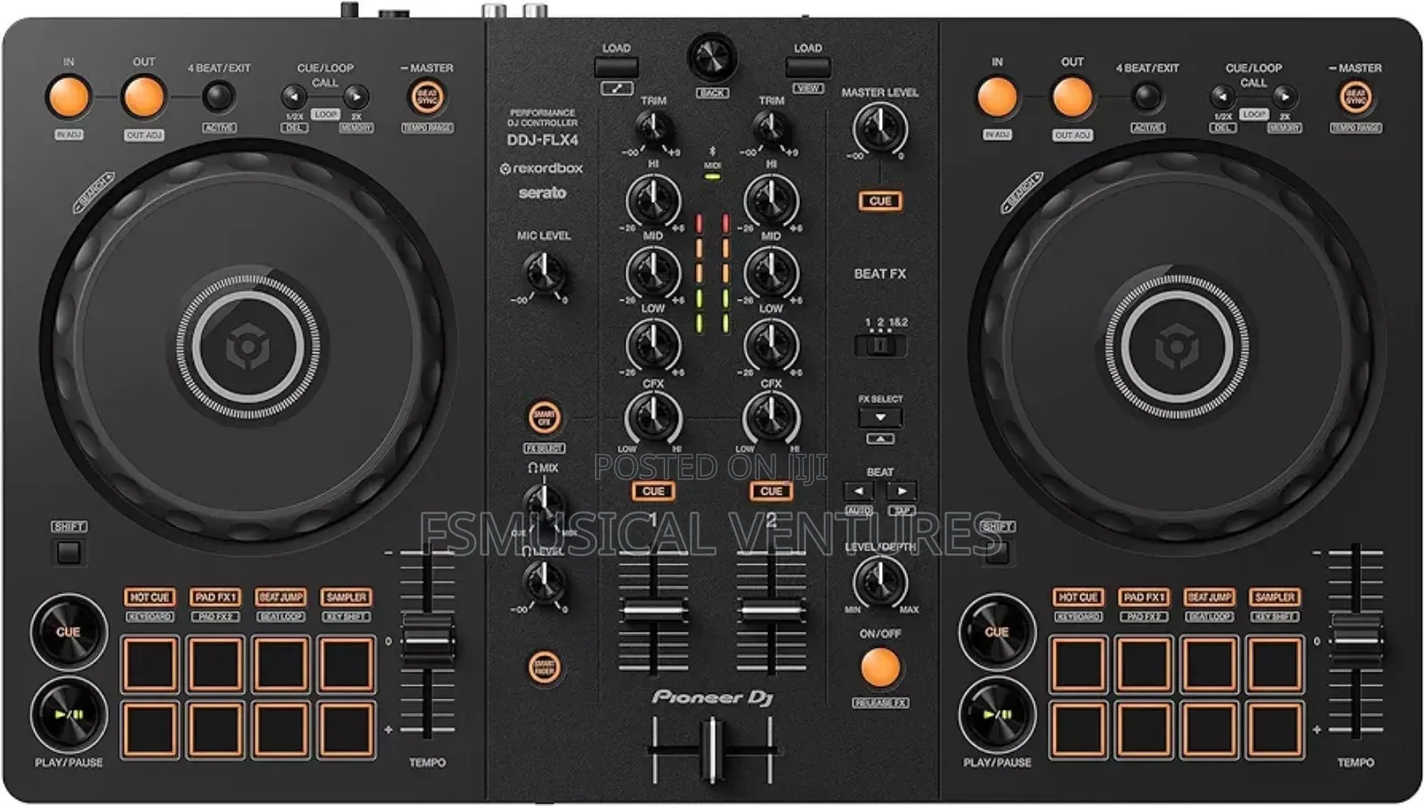 Pioneer Dj DDJ-Flx4 2deck Rekordbox and Serato Dj Controller