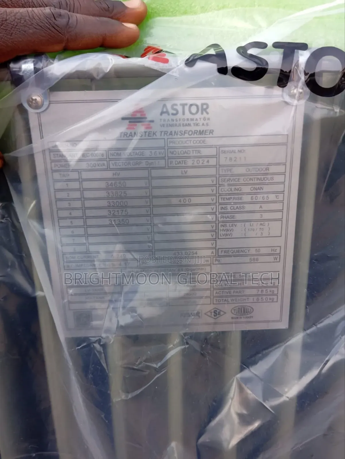 300kva 33kv 415v Brand New Astor Transformer , ,