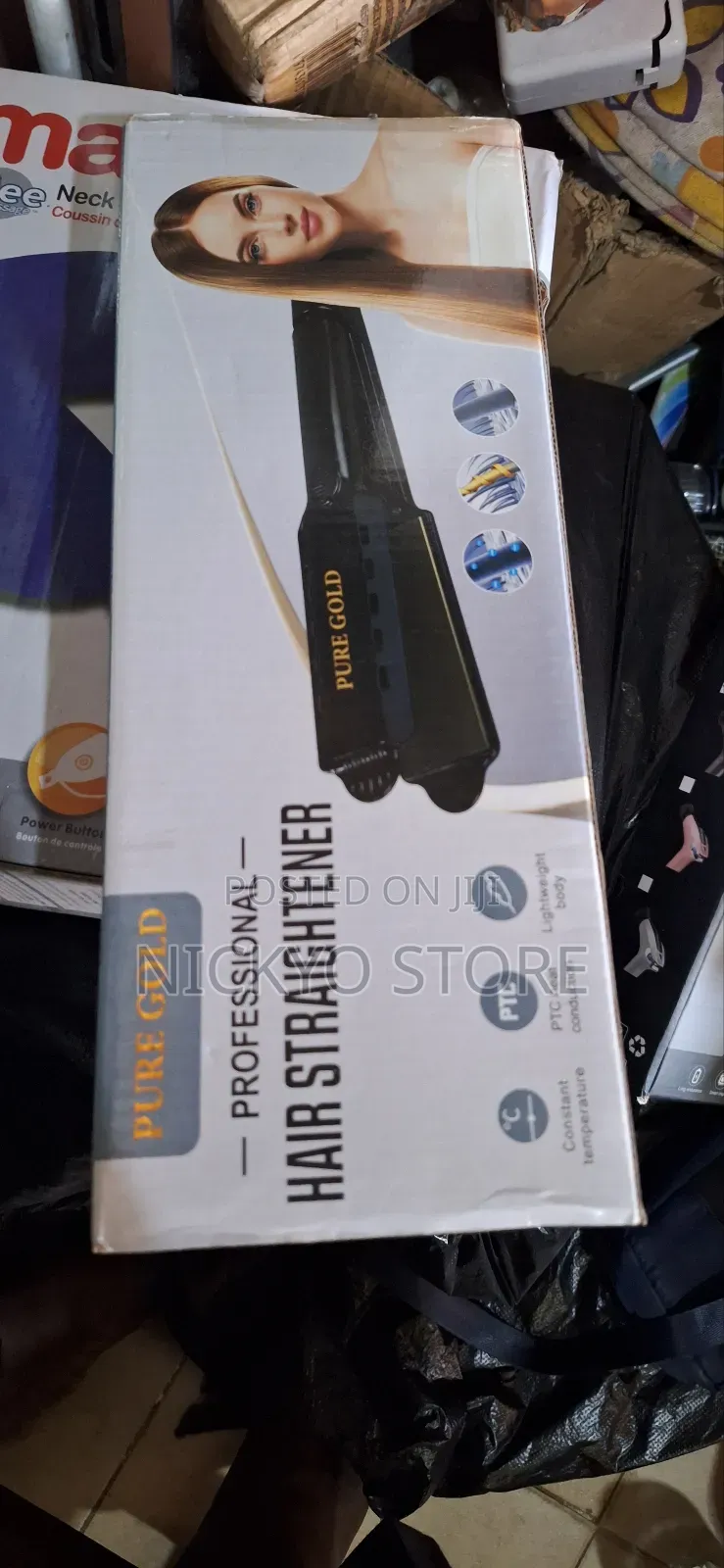 Pure Gold Professional Hair Straightener