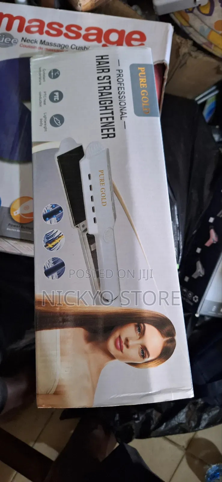 Pure Gold Professional Hair Straightener
