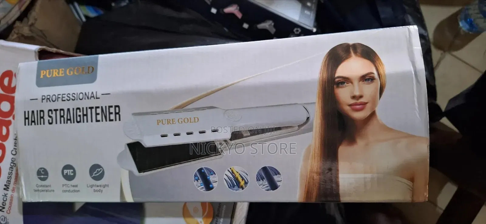 Pure Gold Professional Hair Straightener