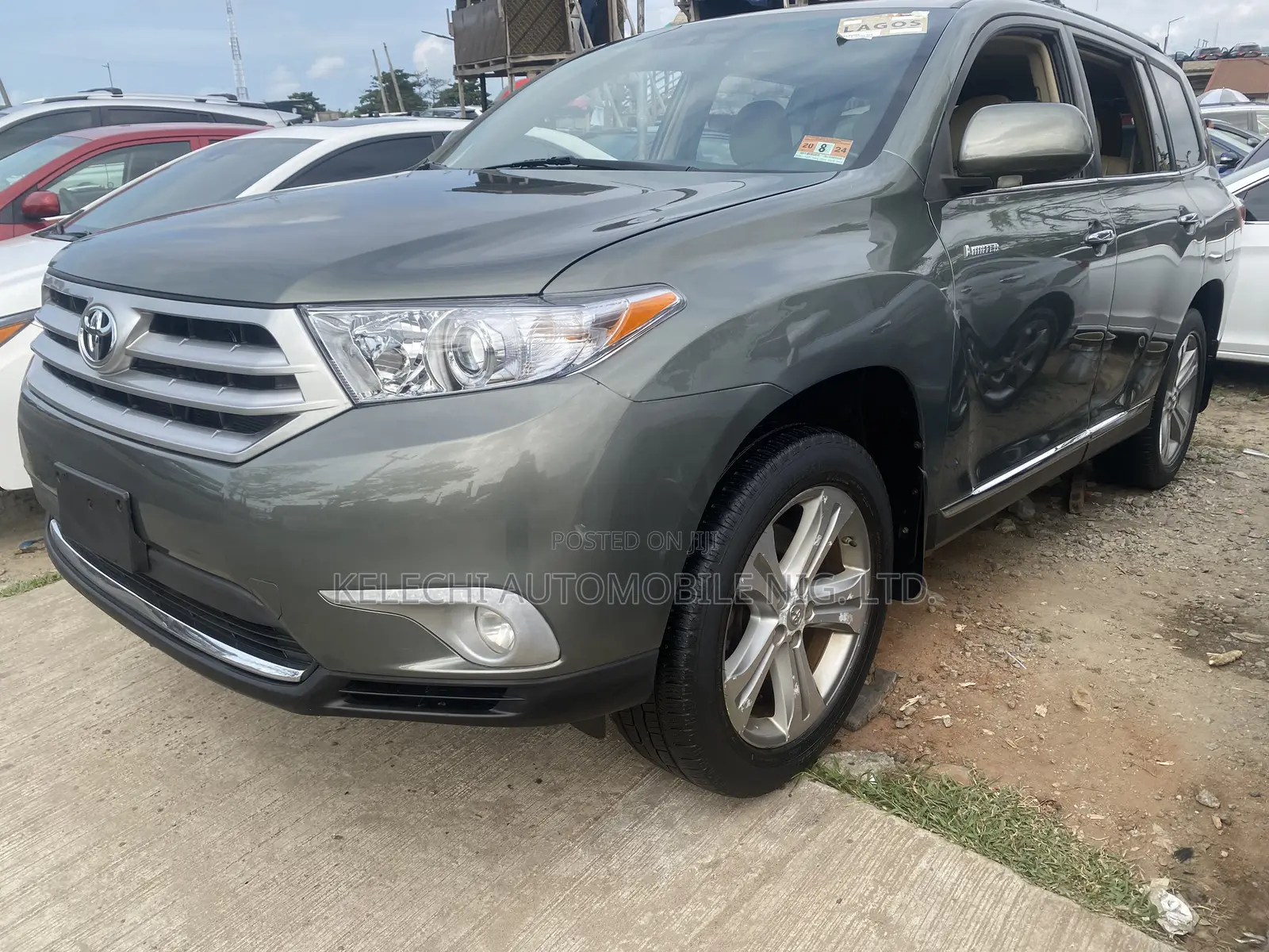 Toyota Highlander Limited 3.5l 4WD 2013 Green