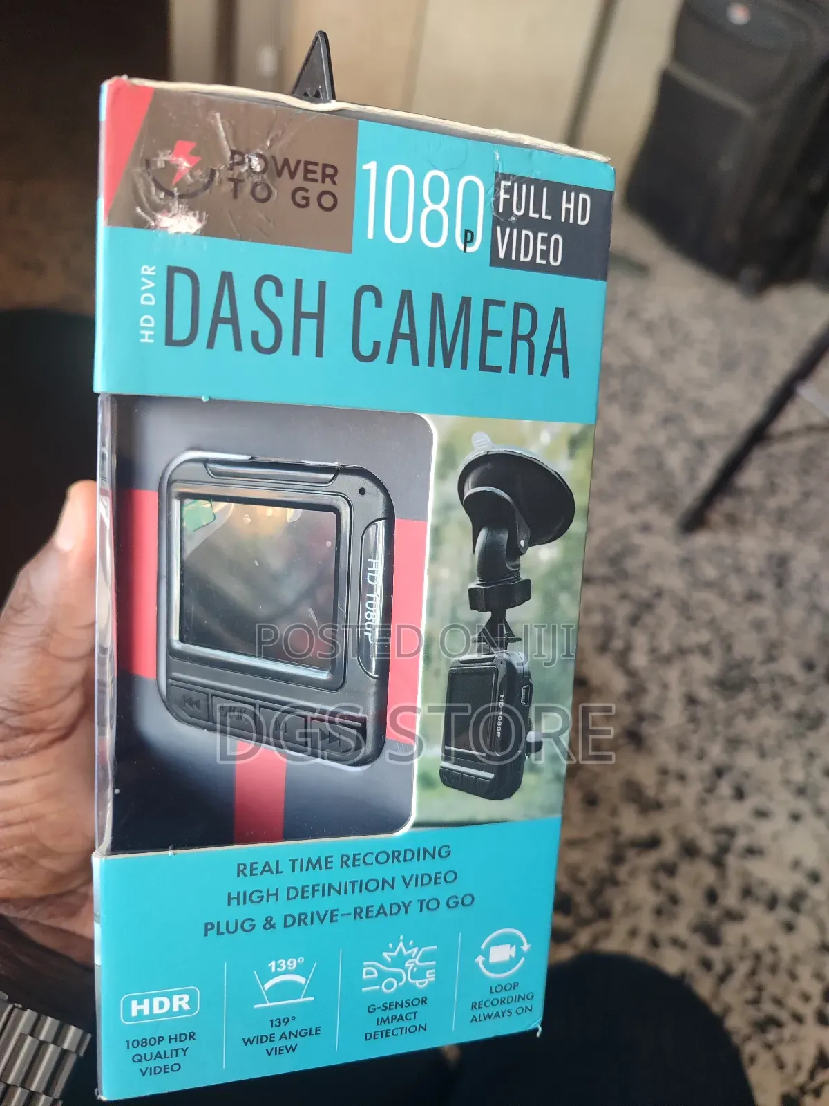 Power to Go HD Dash Camera