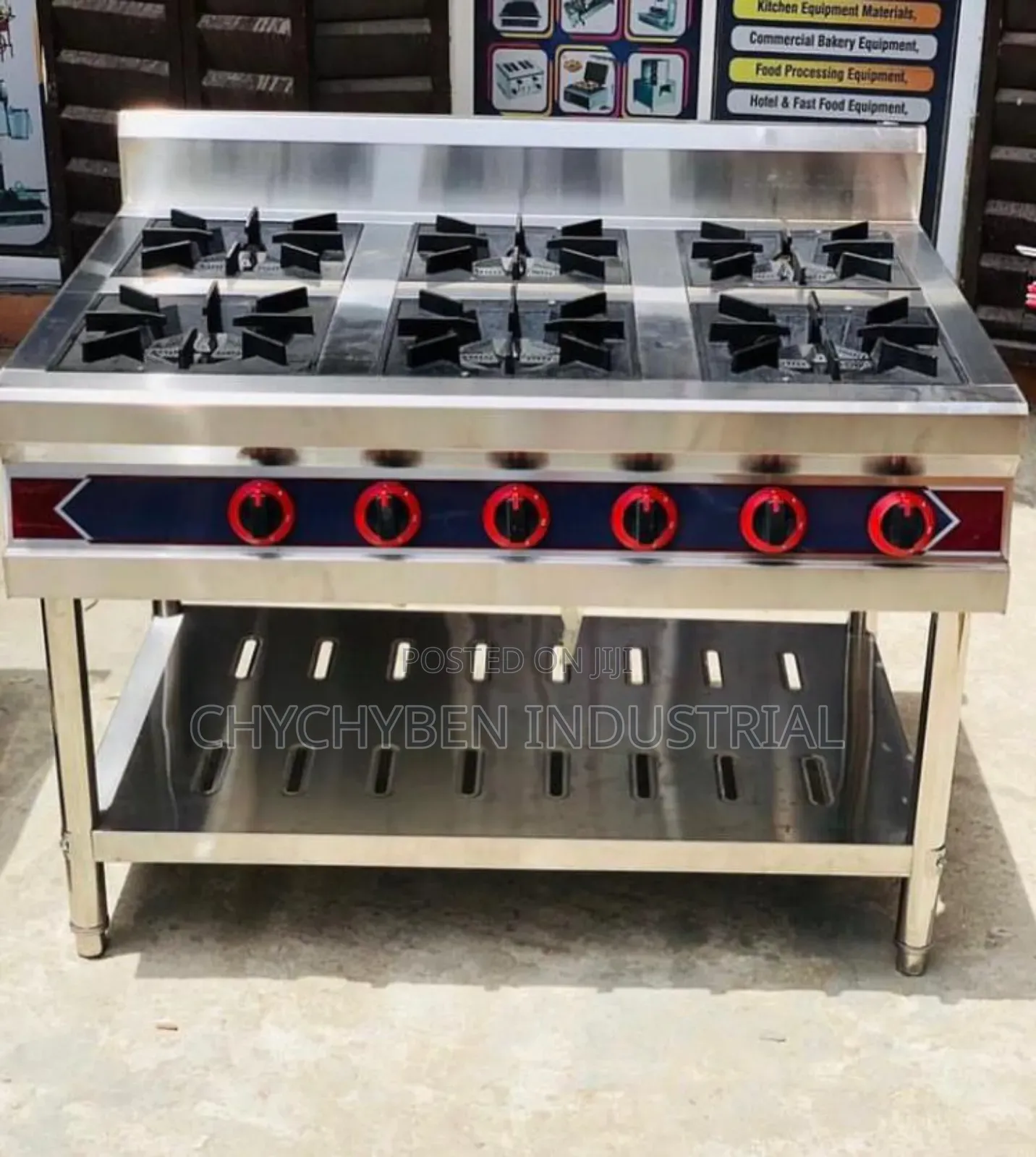 6 Burner Gas Cooker Without Oven