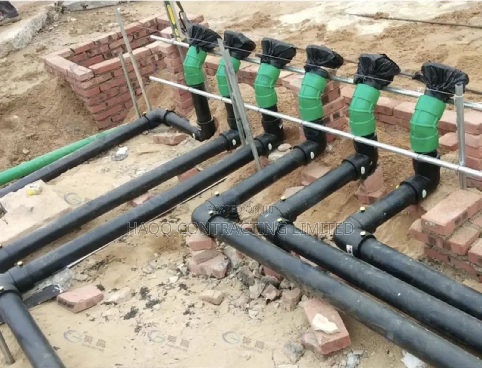 HDPE Pipe Works / Laying for Petrol Station