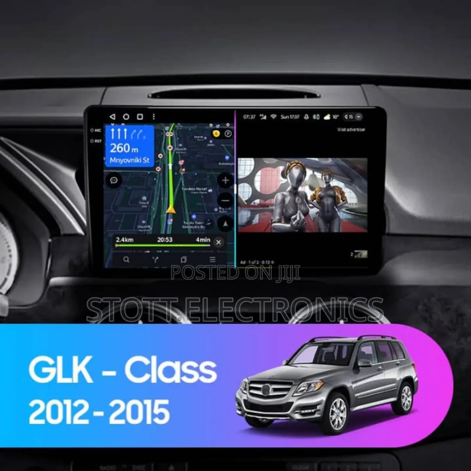 Mercedes Benz GLK Car Android GPS Navigation System