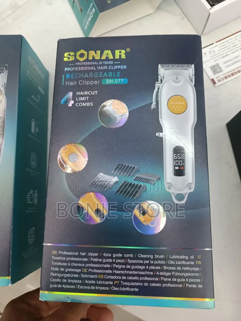 Sonar Professional Rechargeable Hair Clipper