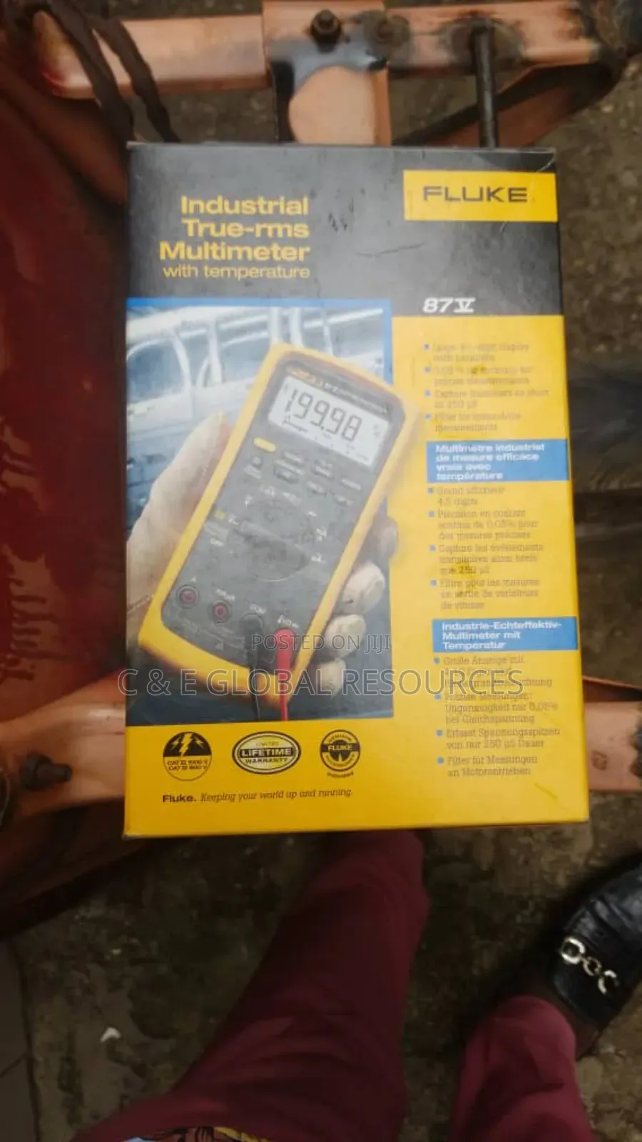 Fluke 87v (Industrial True-RMS Multimeter With Temperature)