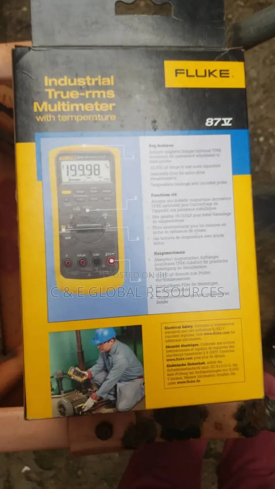 Fluke 87v (Industrial True-RMS Multimeter With Temperature)