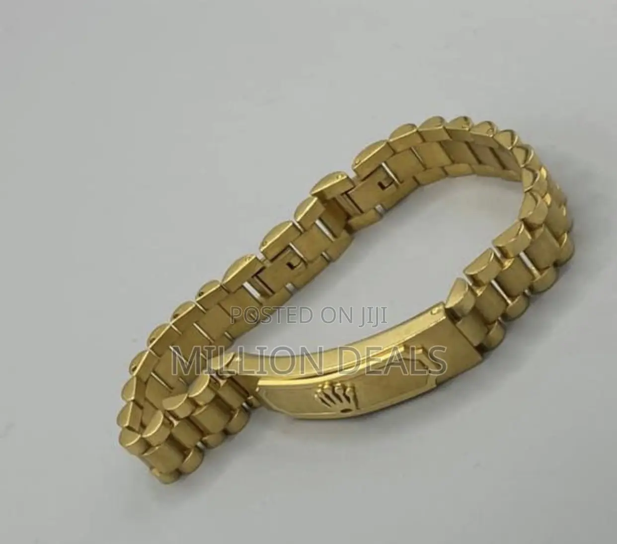 Men's Stainless Steel Luxury Gold Bracelet