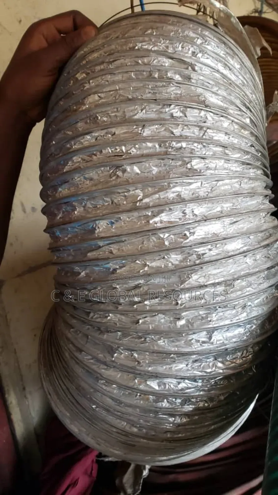 Aluminium Flexible Air Conditioner Duck Hose (6")