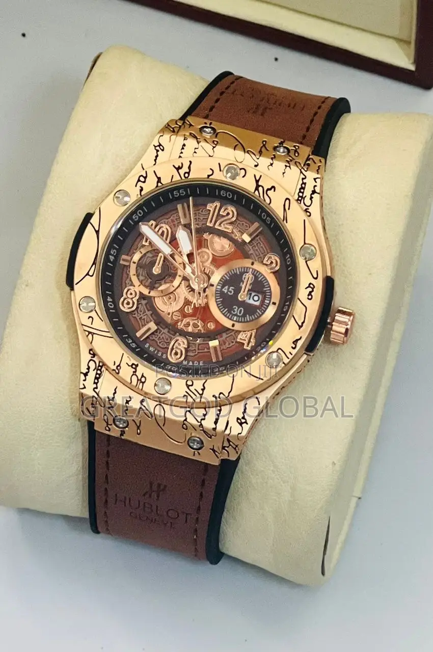 Hublot Signature Leather Wristwatch