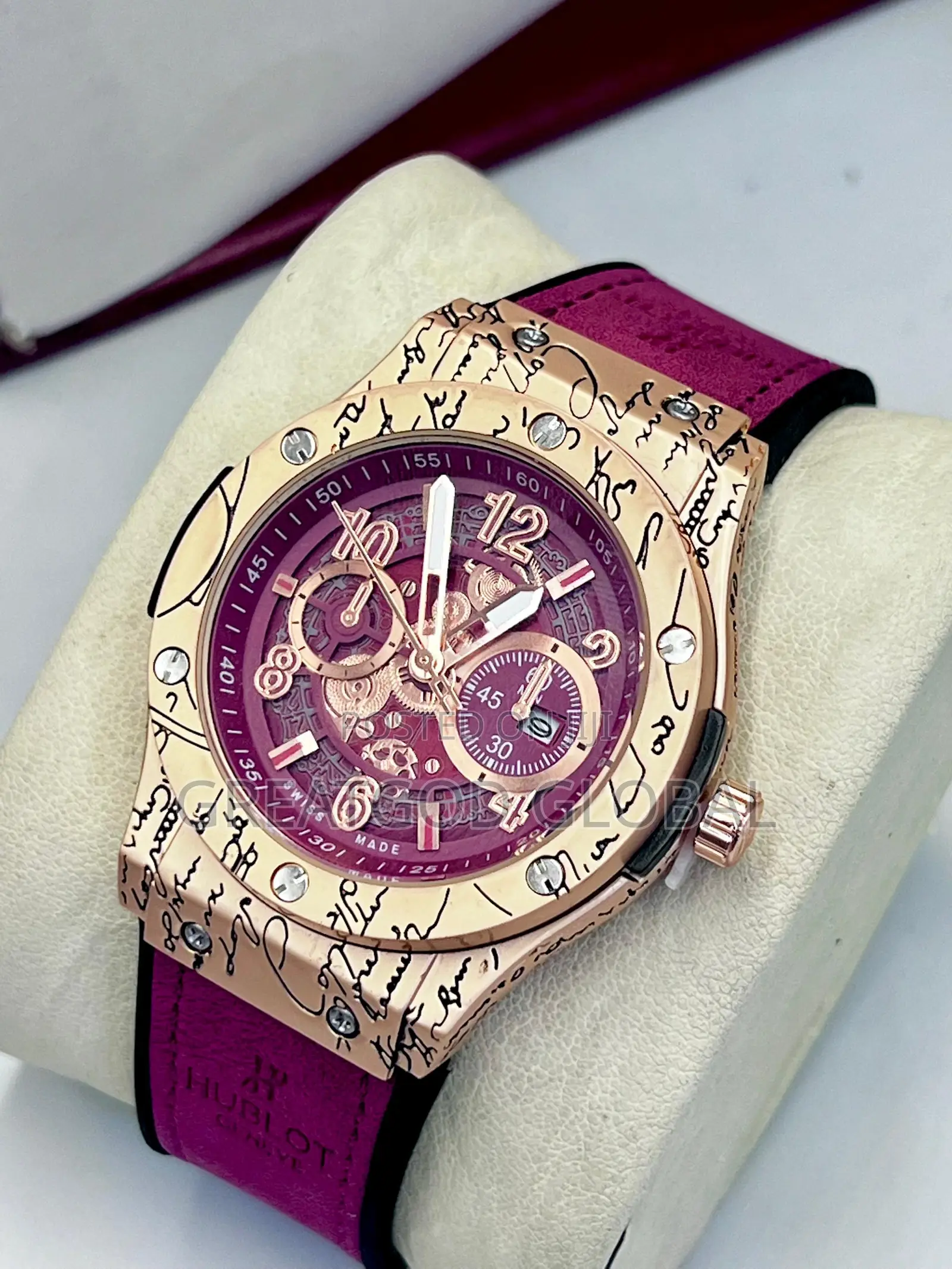 Hublot Signature Leather Wristwatch