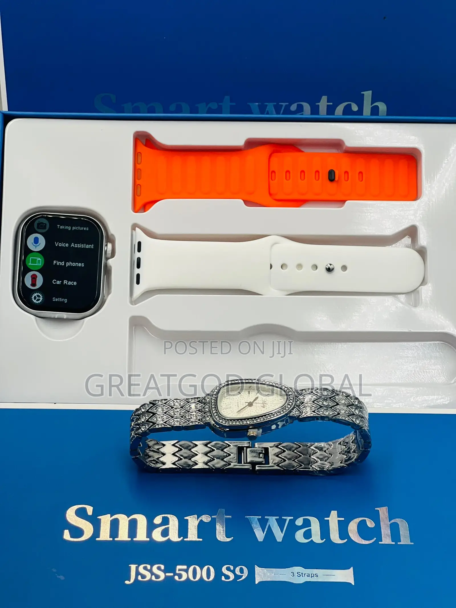 Smartwatch Series 9 + Ladies Chain Watch