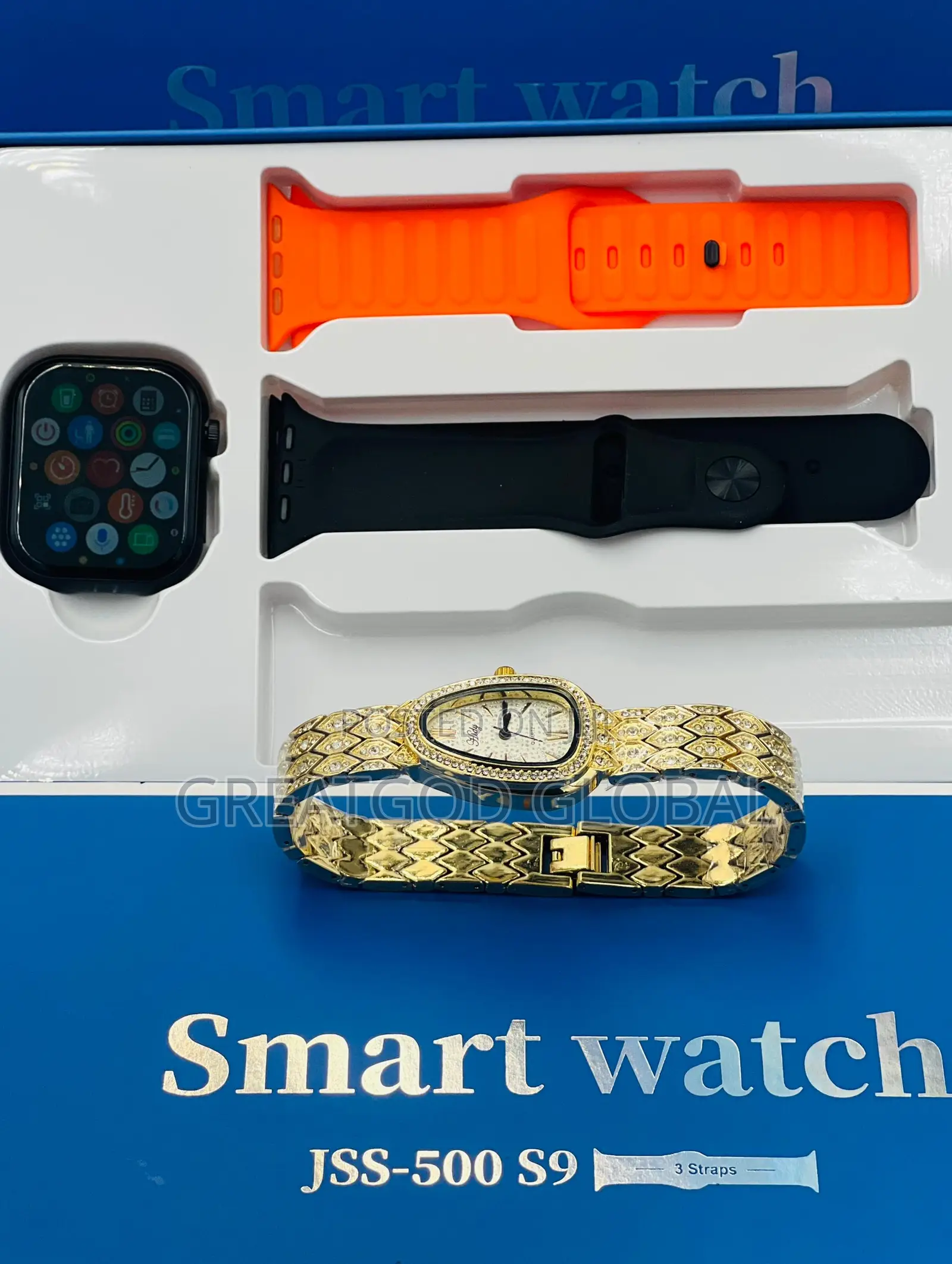 Smartwatch Series 9 + Ladies Chain Watch