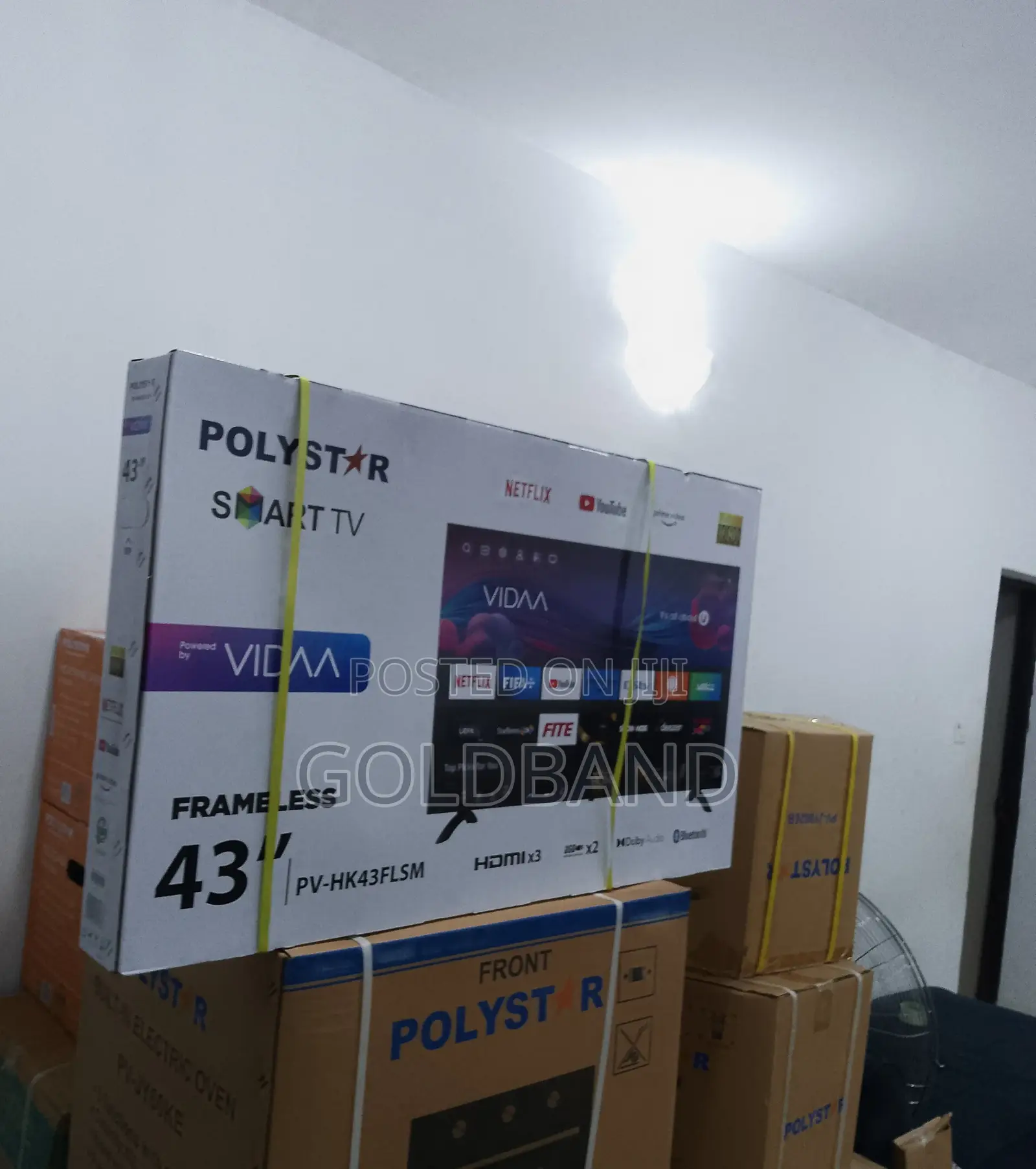 The Nice Stable Polystar 43" Frameless Full HD Smart Tv