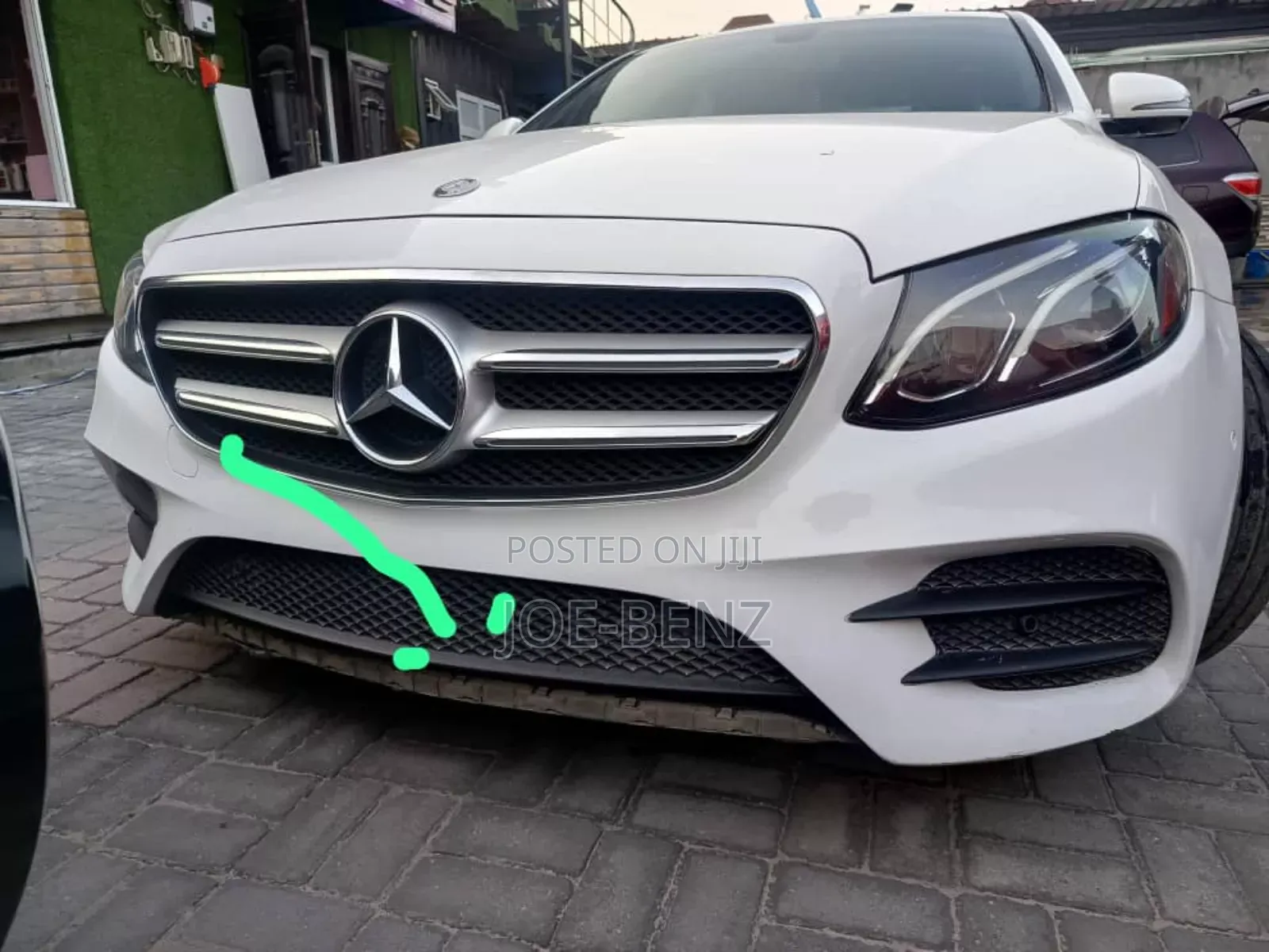 E350 2017 Front Bumper Shining Crome