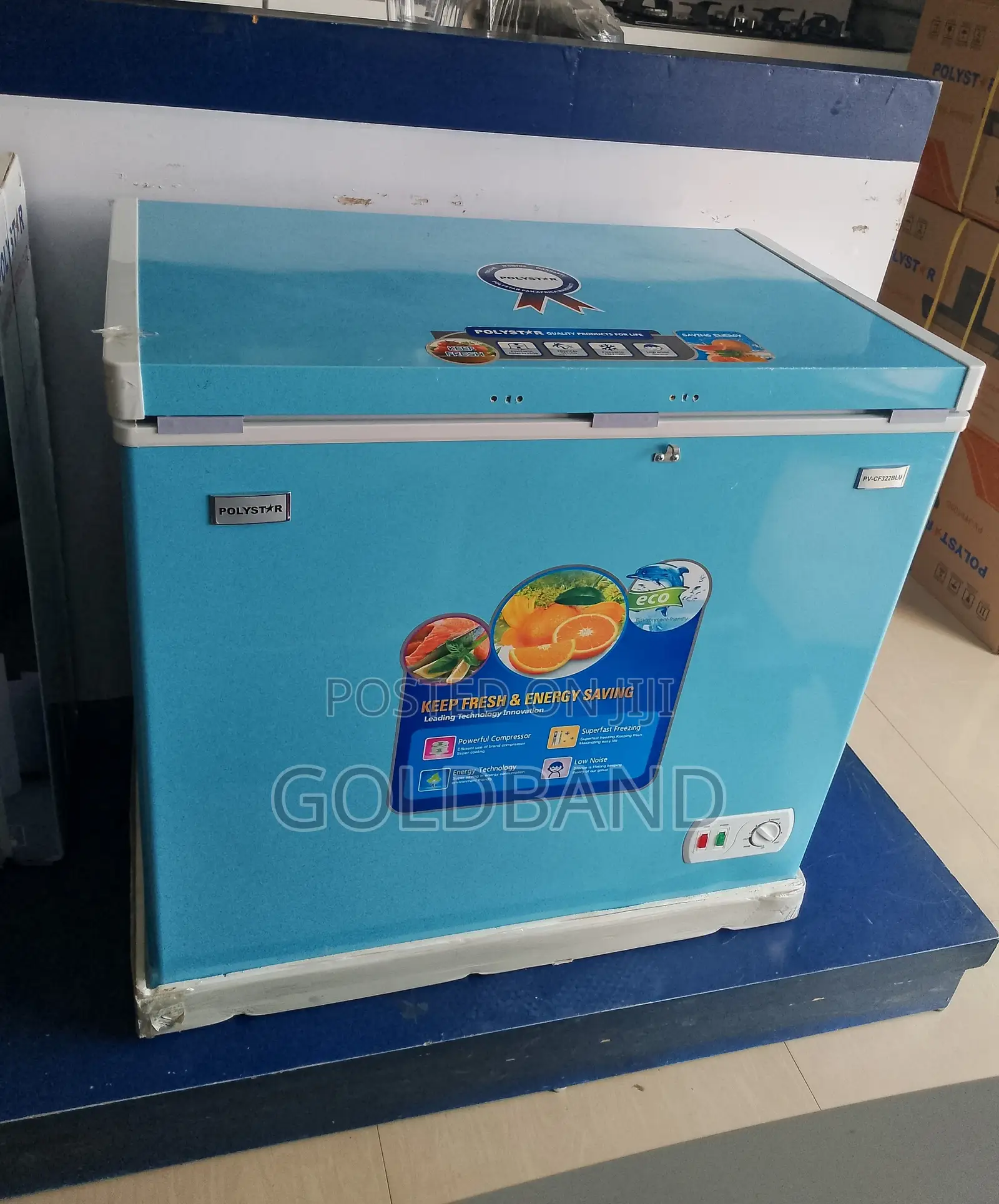 Most Convenient Polystar Blue Chest Freezer "Pv-Cf322blu"