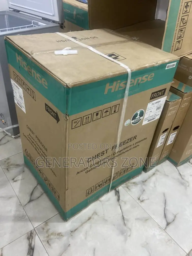 Improved Hisense Chest Freezer Fc-180sh/142l {Silver Color}