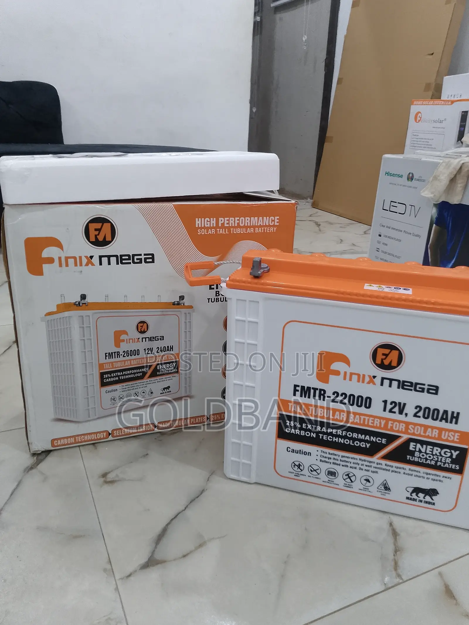 New Quality Finix Mega Tall Tubular Battery for Solar Use