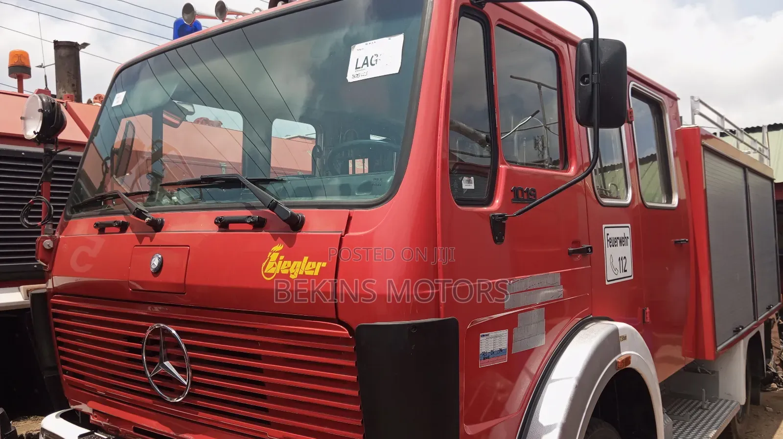 Foreign Used Fire Service Truck