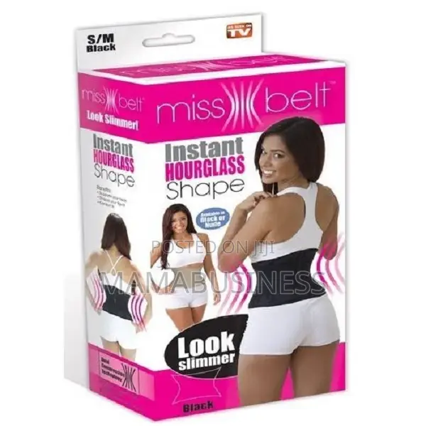 Miss Belt Instant Hour Glass Shaper - Black