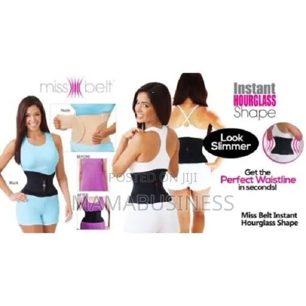 Miss Belt Instant Hour Glass Shaper - Black