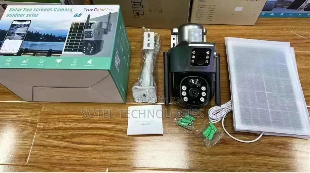 V380pro Solar PTZ Camera Dual Lens 5mp With Human Tracking