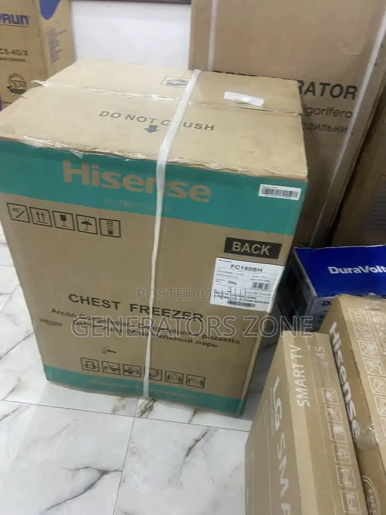 Unique Hisense Chest Freezer Fc-180sh/142l {Silver Color}