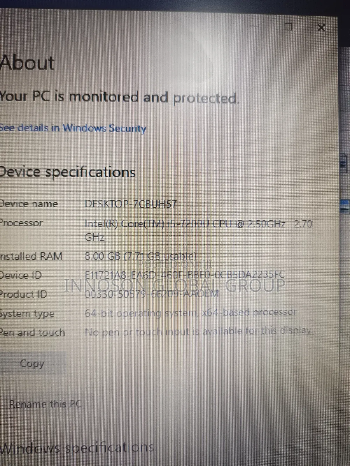 Laptop Dell Latitude 3580 8GB Intel Core i5 SSD 256GB