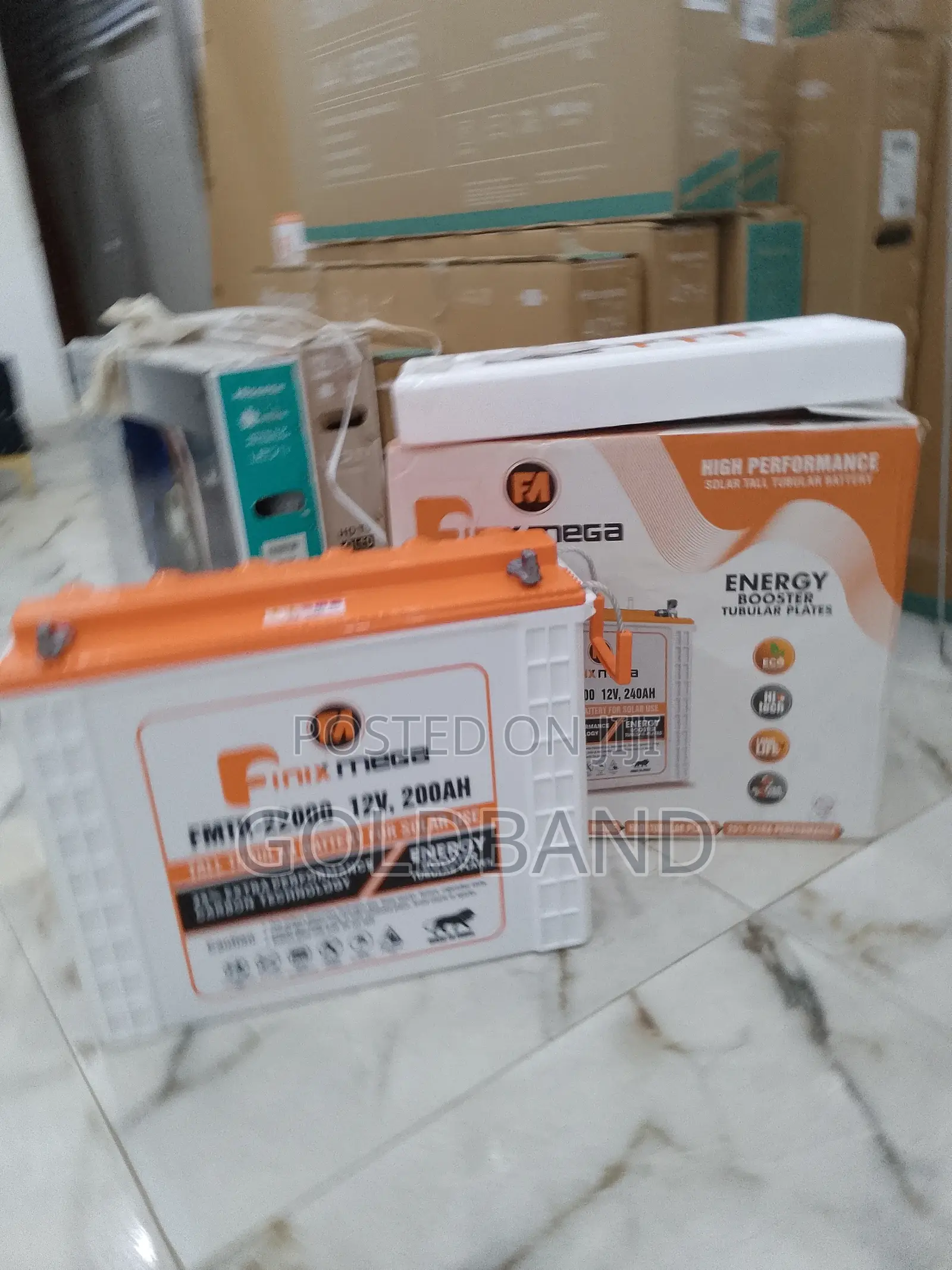 The Energy Booster Finix Mega Tubular Solar Battery