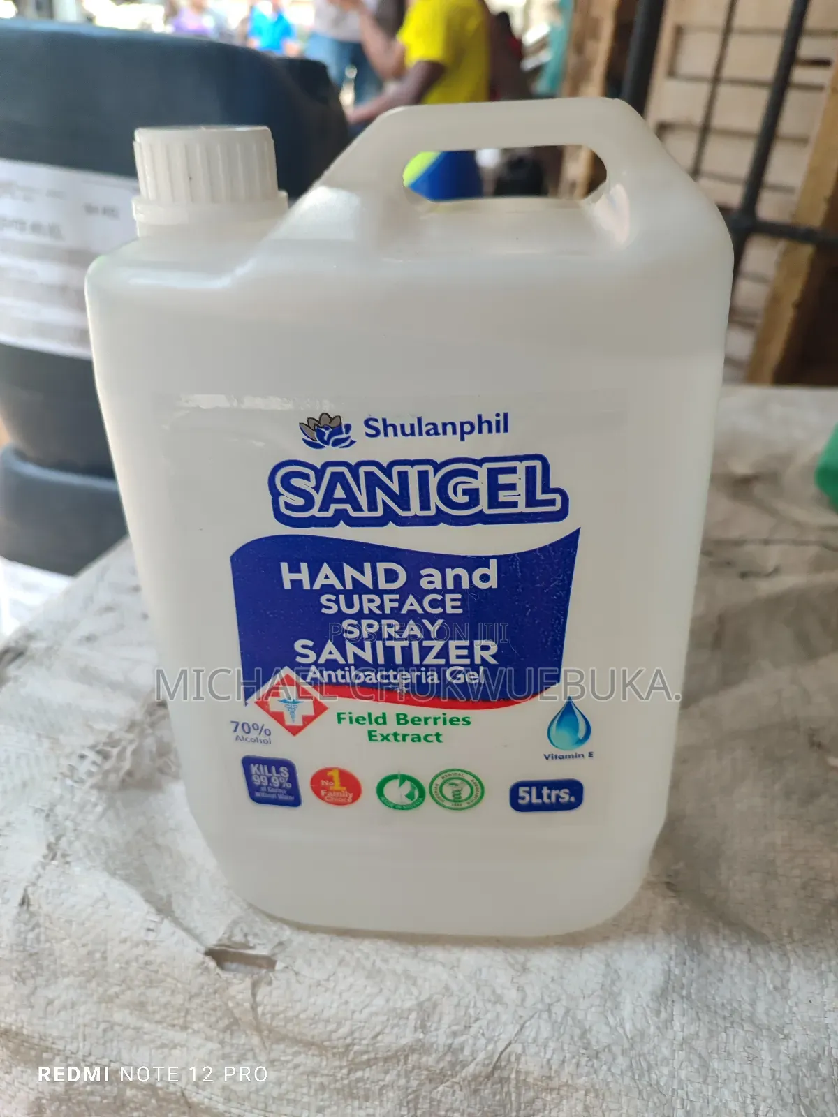 Senigel Liquid Sanitizer 5litrs