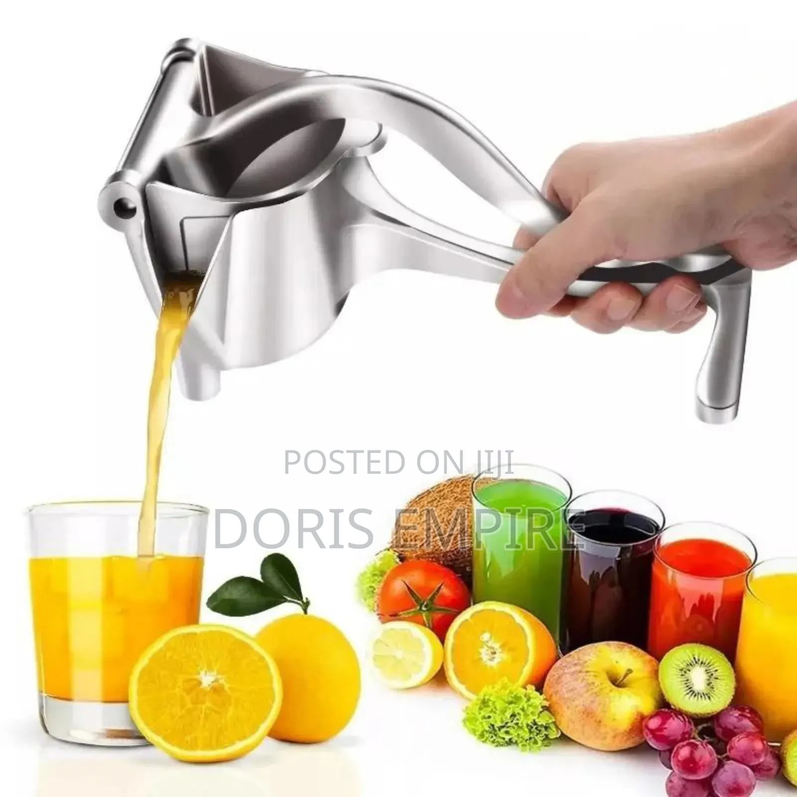 Stainless Steel Manual Citrus Juicer Available Now