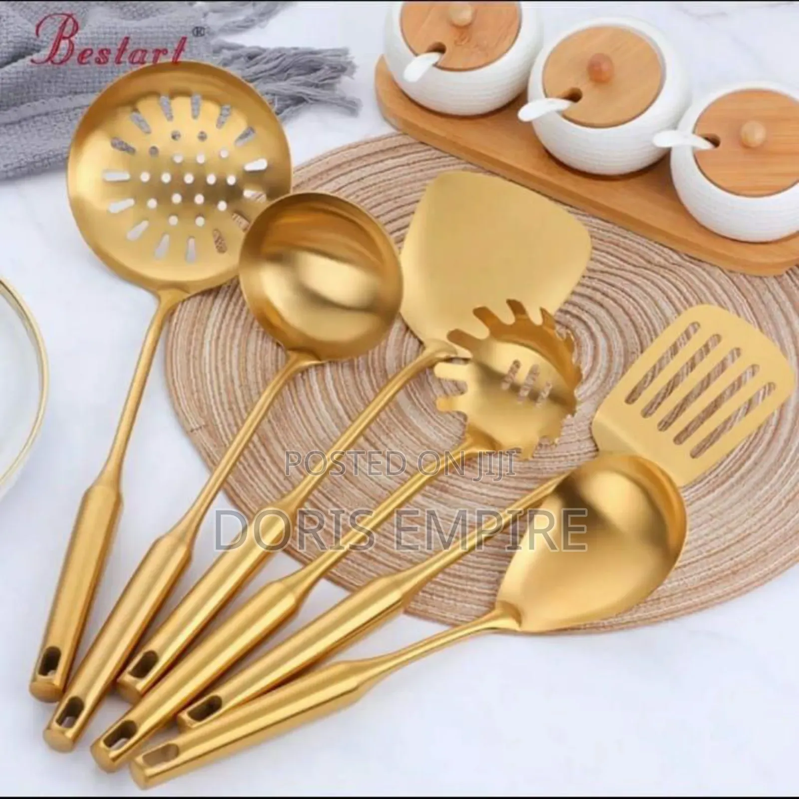 Quality Gold Cooking Spoon Available Now