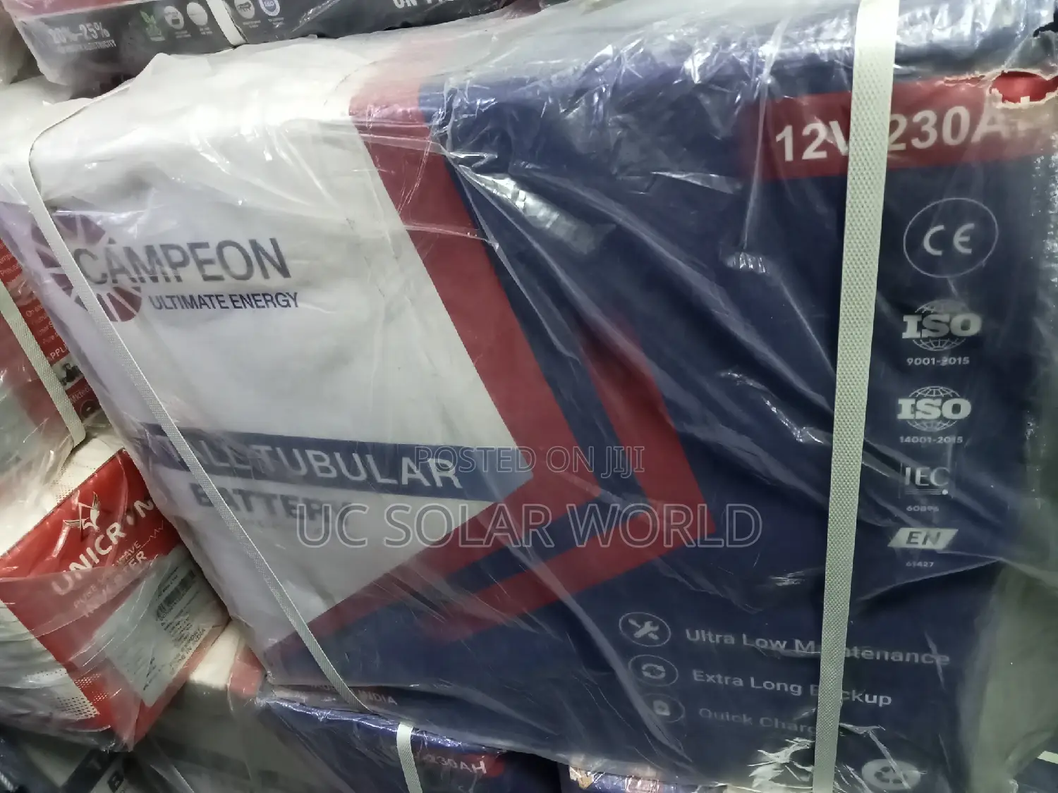 Campeon 230ah 12V Ultimate Energy Tall Tubular Battery