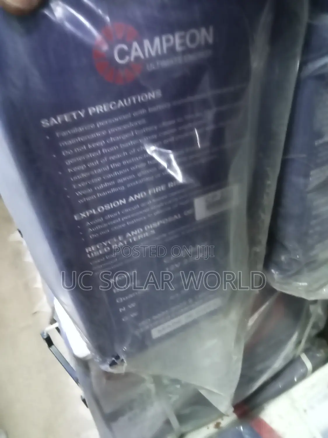 Campeon 230ah 12V Ultimate Energy Tall Tubular Battery