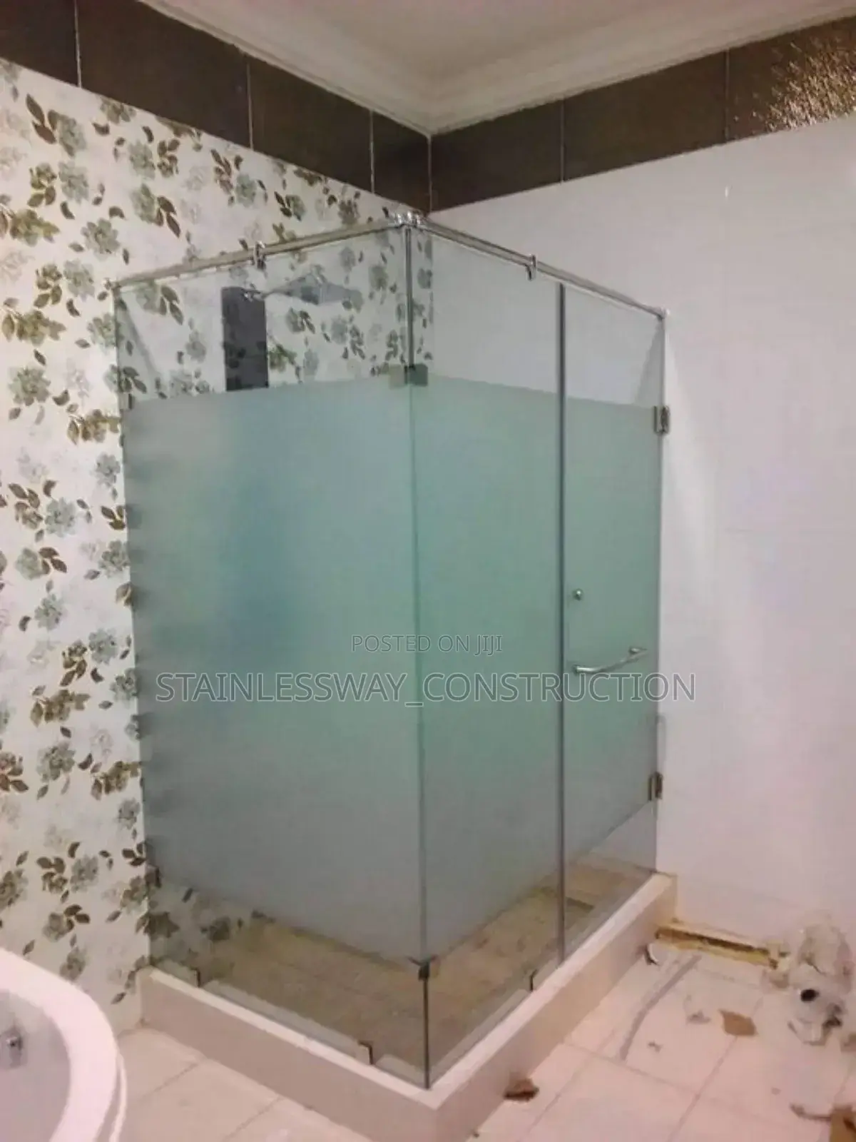 Children Shower Glass in and Out
