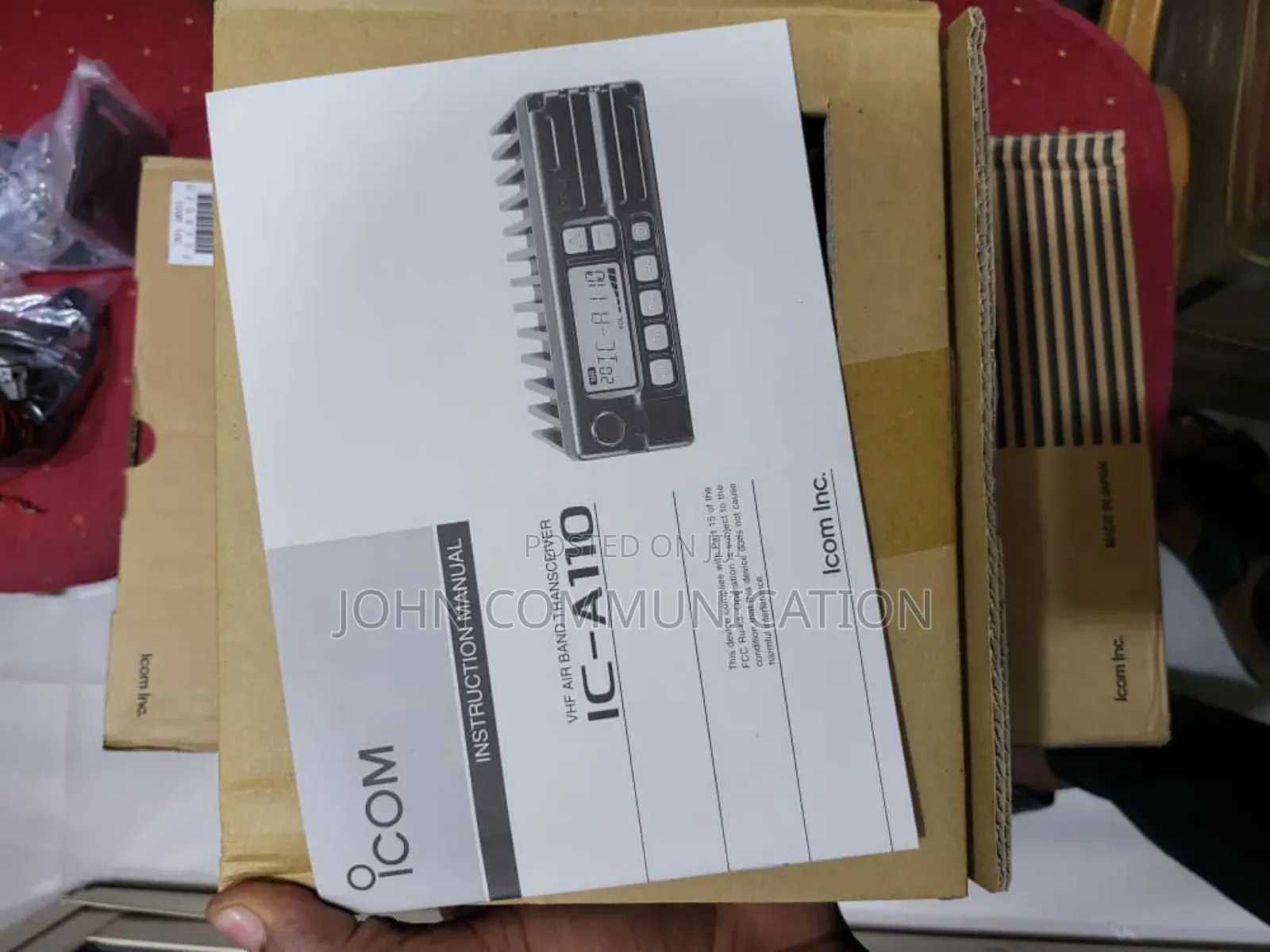 Icom Ic-A110 VHF Air Band Base Radio