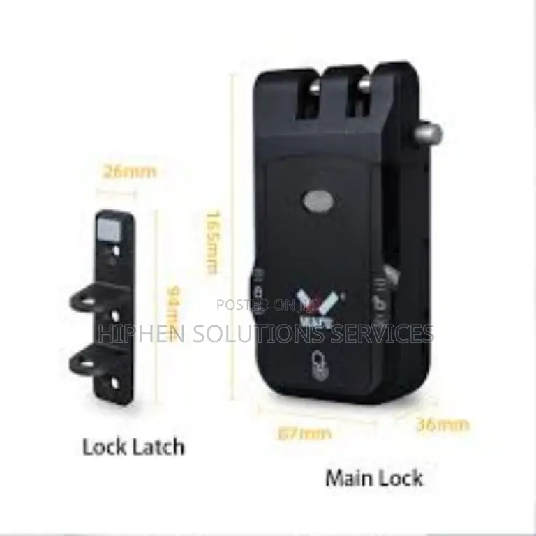 WAFU Remote Control Lock Kit, Zinc Alloy Door Lock