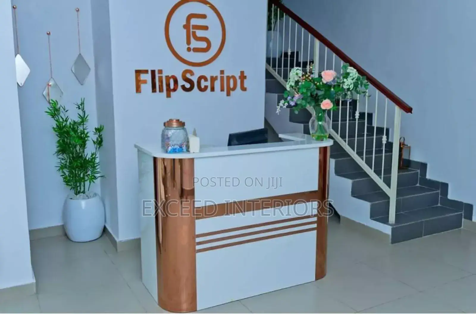 A Unique Receptionist Table