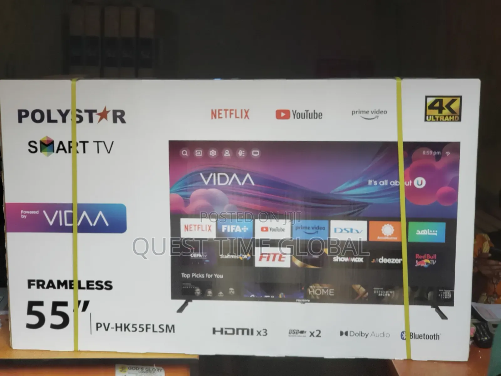 Polystar 55 Inches Smart Tv
