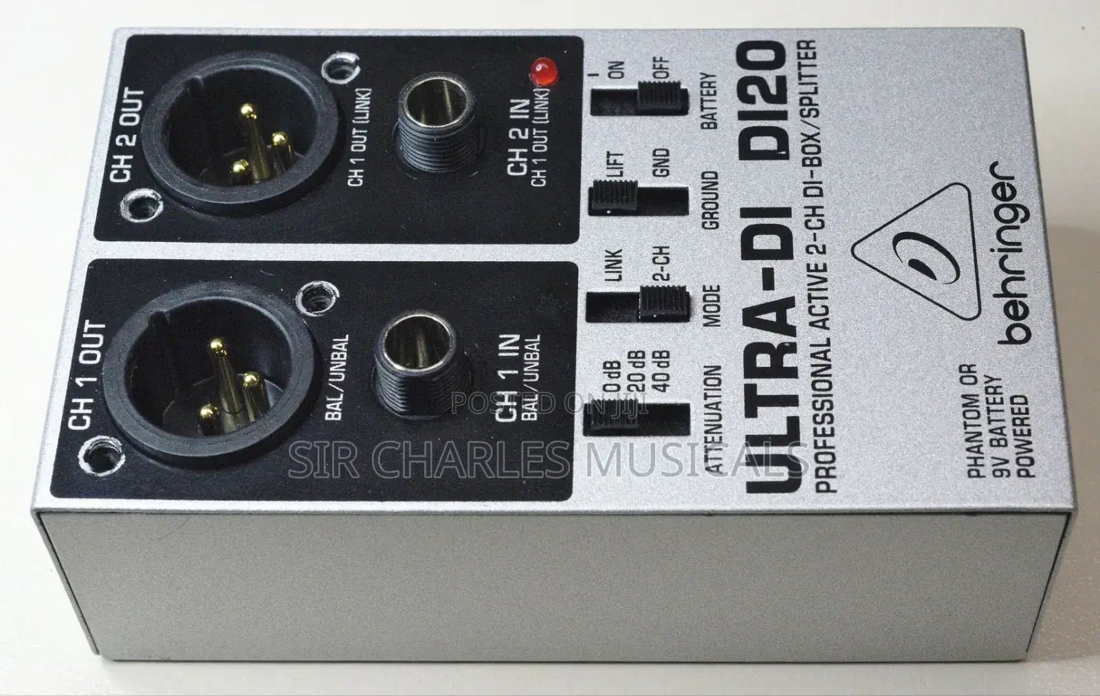 Behringer Ultra-Di Di20 Professional Active 2-Channel Di-Box