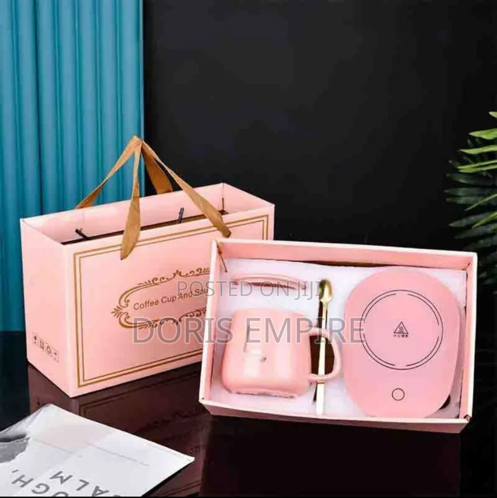 Ceramic Tea,Water and Coffee Cup With Electric Heating Pad