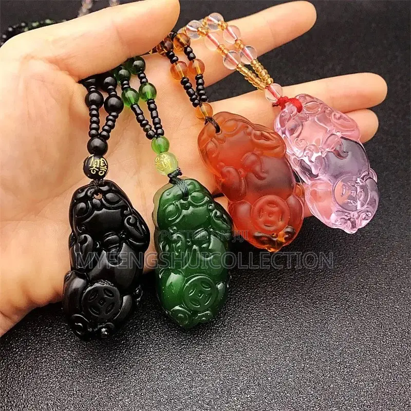 Fortified Pixiu Crystal Necklace