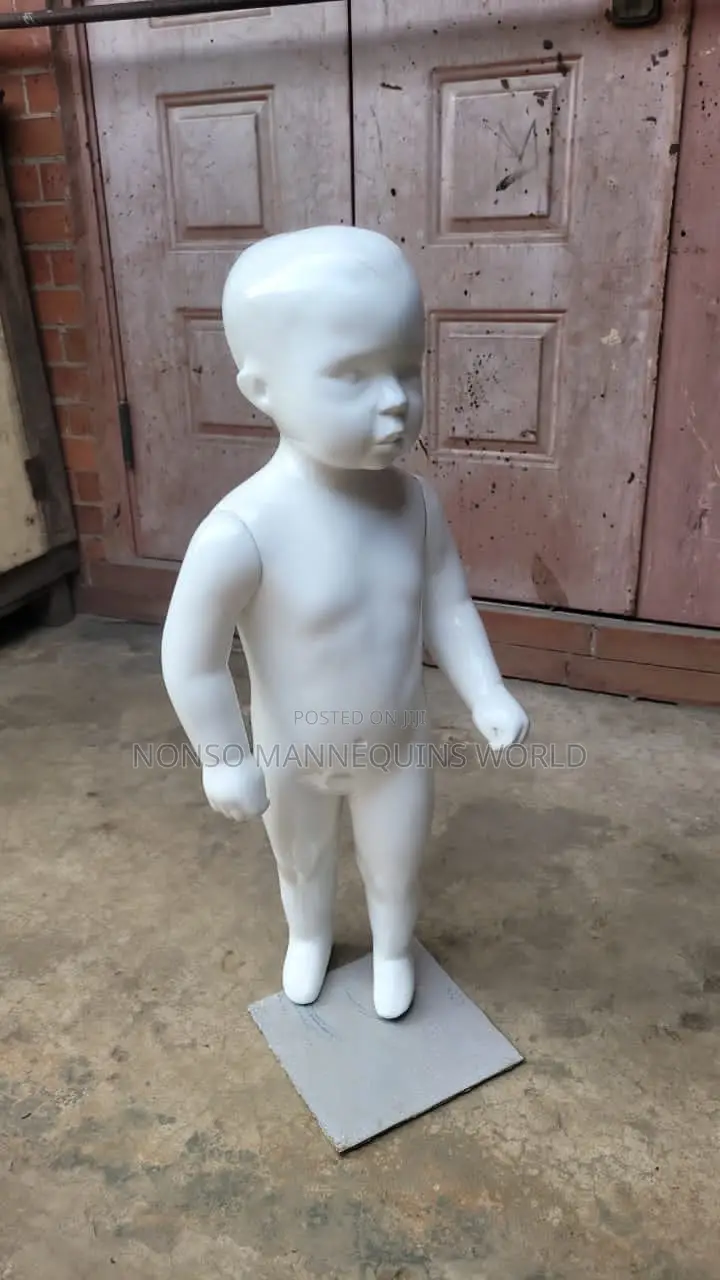 Age 0 to 2 Years Glossy White Kids Mannequins