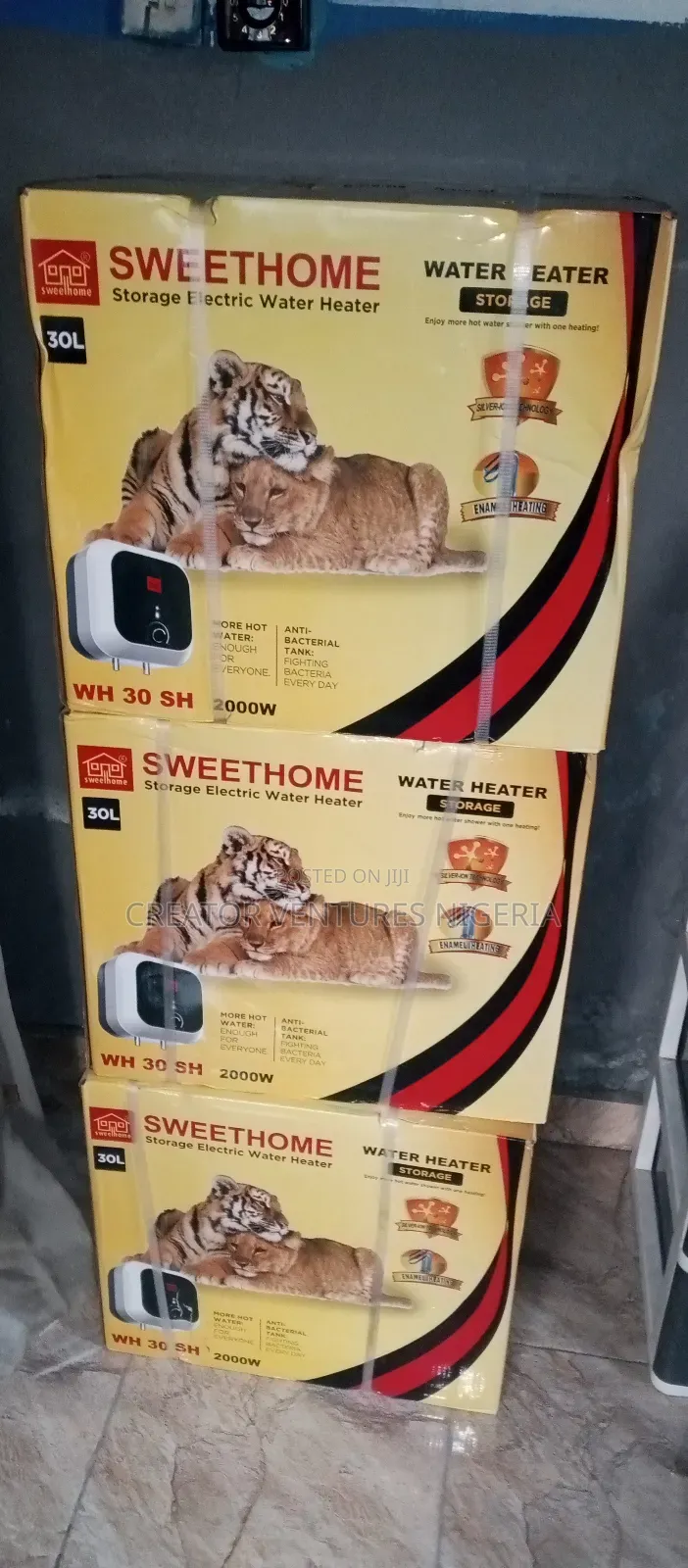 Water Heater Sweet Home 30lrts,Fast Heater,Low Voltage,2000w